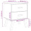 VidaXL vidaXL Bedside Cabinet Nightstand End Table Bed Table Brown Solid Wood Pine 4