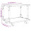 VidaXL vidaXL Printer Stand 2-Tier Office Printer Table Grey Sonoma Engineered Wood 4