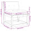 VidaXL vidaXL Garden Sofas with Cushions Outdoor Sofa Chair 2 pcs Solid Wood Pine 3