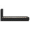 VidaXL vidaXL Bed Frame with Headboard Black 75x190 cm Small Single Engineered Wood 5