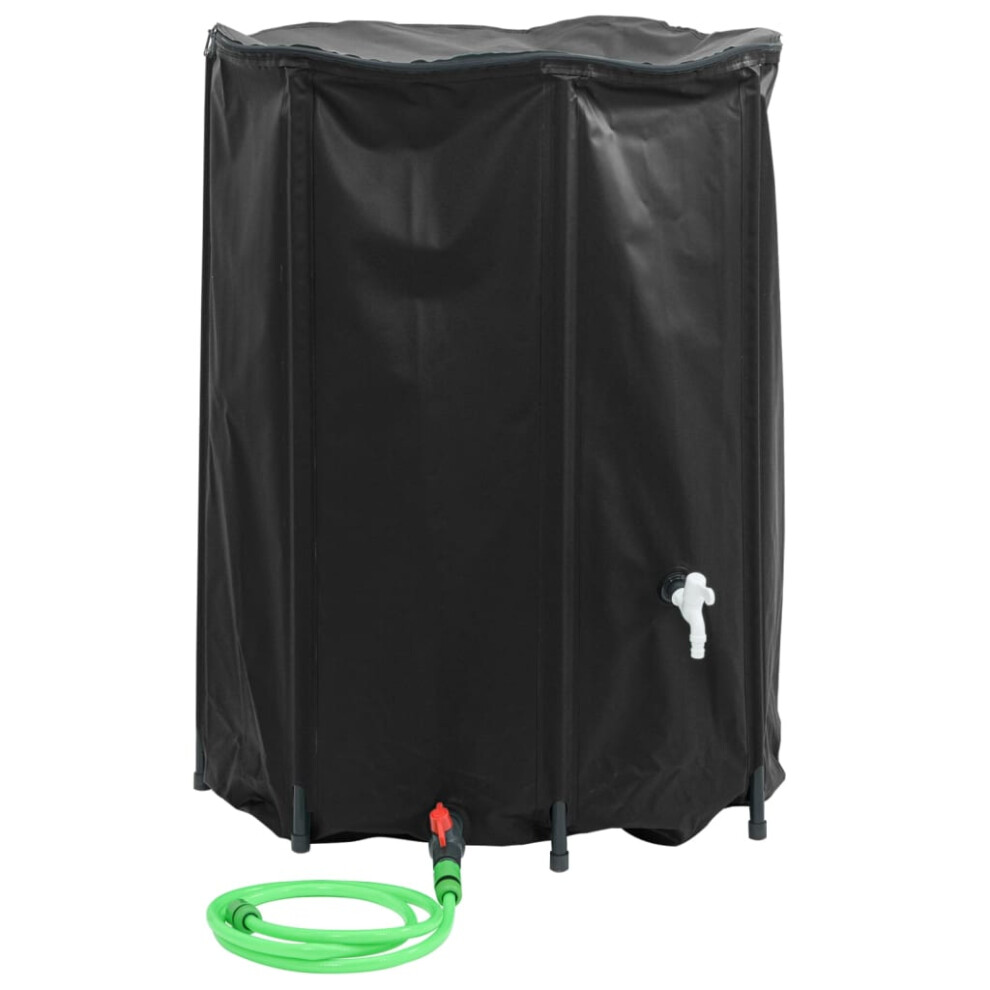 vidaXL Water Tank with Tap Foldable Water Container Water Storage 1350 L PVC