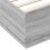 VidaXL vidaXL Bed Frame Bed Base Grey Sonoma 150x200 cm King Size Engineered Wood 7