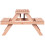 VidaXL vidaXL Picnic Table Outdoor Dining Table Patio Garden Table Solid Wood Douglas 5