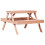 VidaXL vidaXL Picnic Table Outdoor Dining Table Patio Garden Table Solid Wood Douglas 6