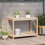 VidaXL vidaXL Potting Table with Shelf Potting Bench Plant Table Solid Wood Pine 3
