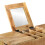VidaXL vidaXL Dressing Table Cosmetic Makeup Table Solid Rough Mango Wood and Iron 5