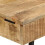 VidaXL vidaXL Dressing Table Cosmetic Makeup Table Solid Rough Mango Wood and Iron 7