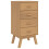 VidaXL vidaXL Bedside Cabinet Nightstand End Table Bed Table Brown Solid Wood Pine 2