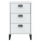VidaXL vidaXL Bedside Cabinet VIKEN White Engineered Wood 6