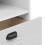 VidaXL vidaXL Bookcase Bookshelf Side Cabinet Storage Book Rack White Engineered Wood 9