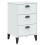 VidaXL vidaXL Bedside Cabinet VIKEN White Engineered Wood 2
