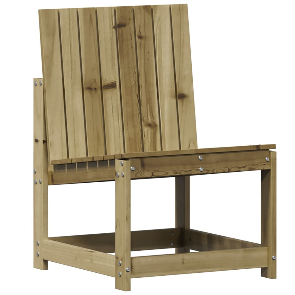 vidaXL Garden Chair Dining Chair Outdoor Seat Chair Impregnated Wood Pine