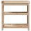 VidaXL vidaXL Potting Table with Shelves Potting Bench Plant Table Solid Wood Pine 5
