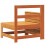 VidaXL vidaXL Garden Armrest Sofa Outdoor Sectional Sofa Wax Brown Solid Wood Pine 6