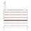 VidaXL vidaXL Garden Armrest Sofa with Side Table Outdoor Sofa White Solid Wood Pine 5