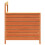 VidaXL vidaXL Garden Armrest Sofa Outdoor Sectional Sofa Wax Brown Solid Wood Pine 5