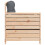 VidaXL vidaXL Garden Armrest Sofa with Cushion Outdoor Sectional Sofa Solid Wood Pine 5