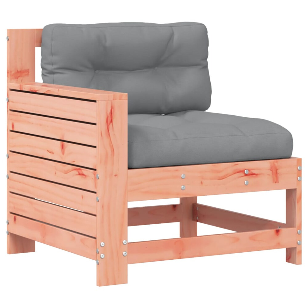 Vidaxl Garden Armrest Sofa With Cushion Outdoor Sofa Couch Solid Wood Douglas