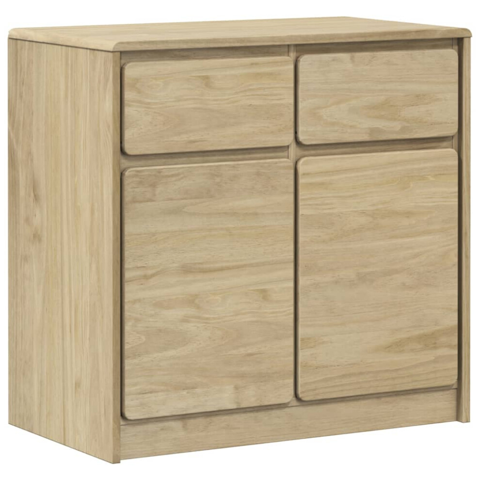 vidaXL Sideboard Storage Cupboard Highboard Side Cabinet Oak Solid Wood Pine