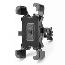 (black) 360 Rotatable Electric Bicycle Phone Holder for iPhone Xiaomi Riding MTB Bike Moto Motorcycle Stand Bracket Non-slip Cycling