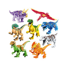 (77021) 8 st minifigurer Jurassic Dinosaur World – mikrobyggklossset leksaker