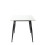 URBN Living (Gloss White) 80cm Modern 4 Seater Ceramic Square Shape Top Kitchen & Dining Room Table 3
