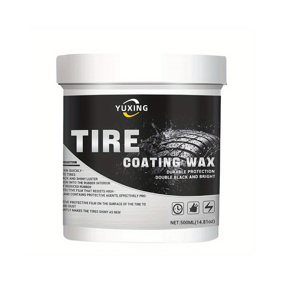(500Ml) 500Ml Car Tire Refurbishment And Bright Coating Paste Black 9431138802357