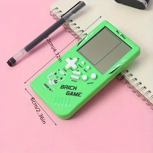 (Green) Classic Game Handheld Development Intelligence Educational Toys Thinking Training