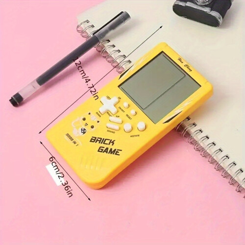 (Yellow) Classic Game Handheld Development Intelligence Educational Toys Thinking Training