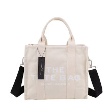 (Off white) Women Handbag Designer Laptop Tote Bag Canvas Messenger Shoulder Bag