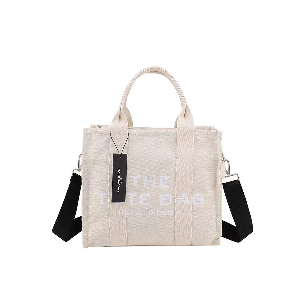 (Off white) Women Handbag Designer Laptop Tote Bag Canvas Messenger Shoulder Bag
