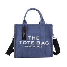 (Blue-B) Women Handbag Designer Laptop Tote Bag Canvas Messenger Shoulder Bag