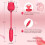 Rose Vibrator With 10 Modes, Rose Toy Game 4