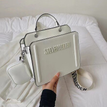 (White) Fashion Square Bag Women's High-Quality Handbag