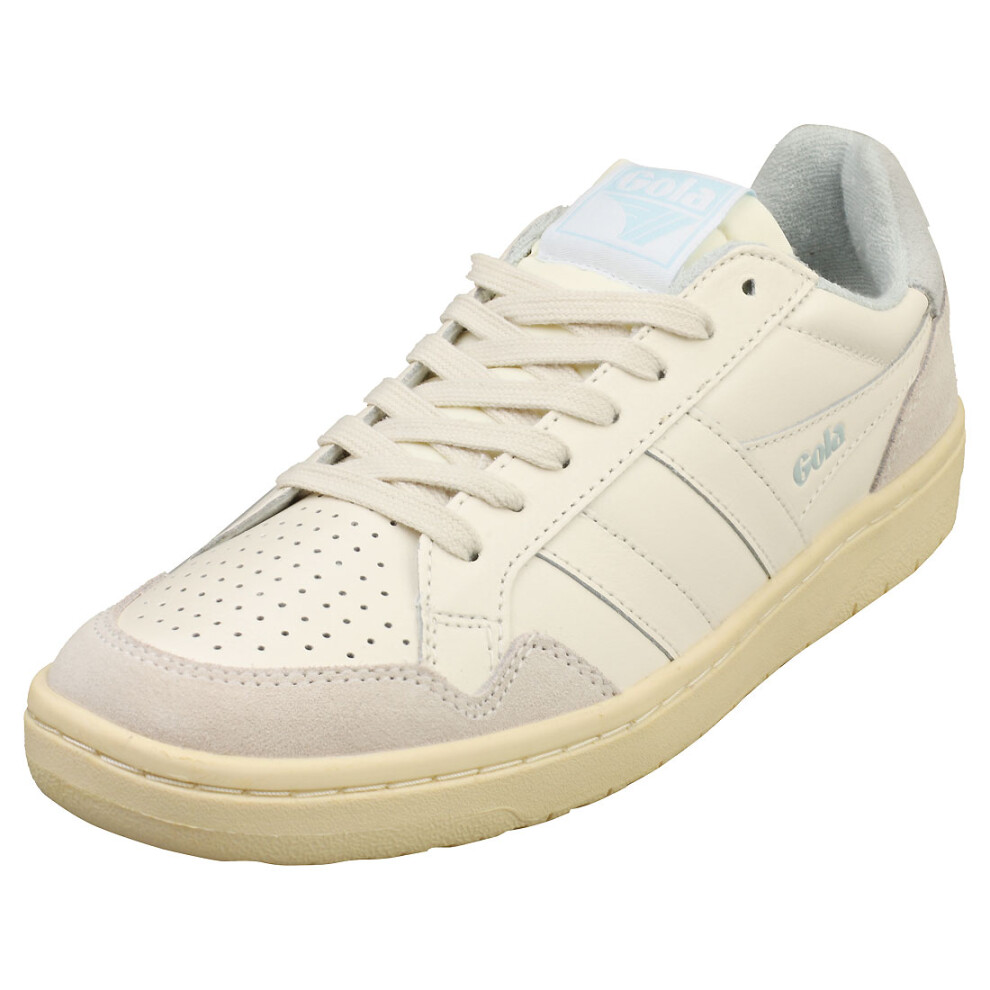 (4) Gola Eagle Womens Fashion Trainers in Off White