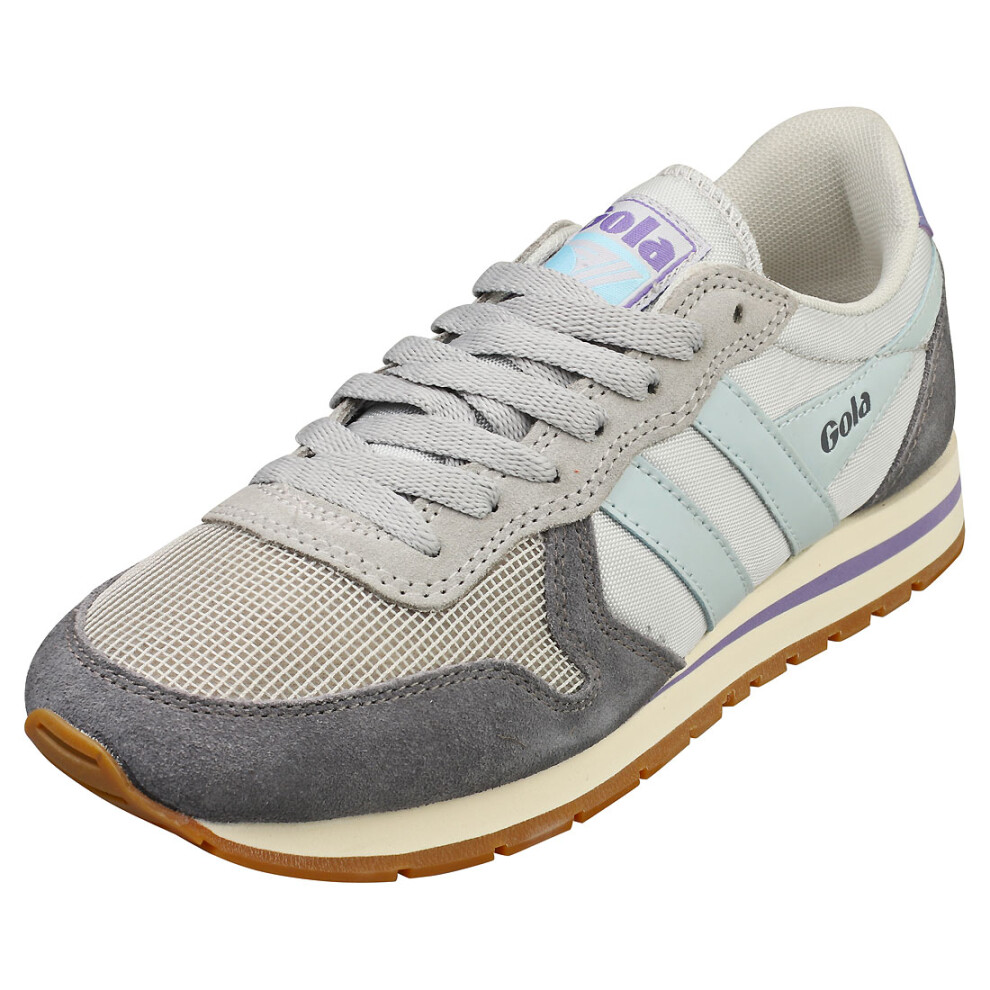 (8) Gola Daytona Womens Casual Trainers in Grey Blue