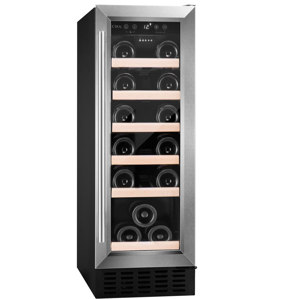 CDA CFWC304SS Free Standing Wine Cooler Fits 19 Bottles Stainless Steel G