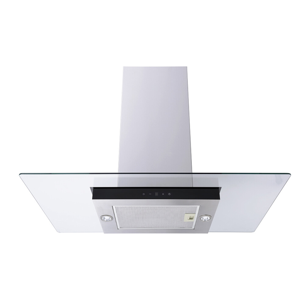 CDA ECNK91SS Built In 90cm Island Cooker Hood 3 Speeds Stainless Steel A Rated