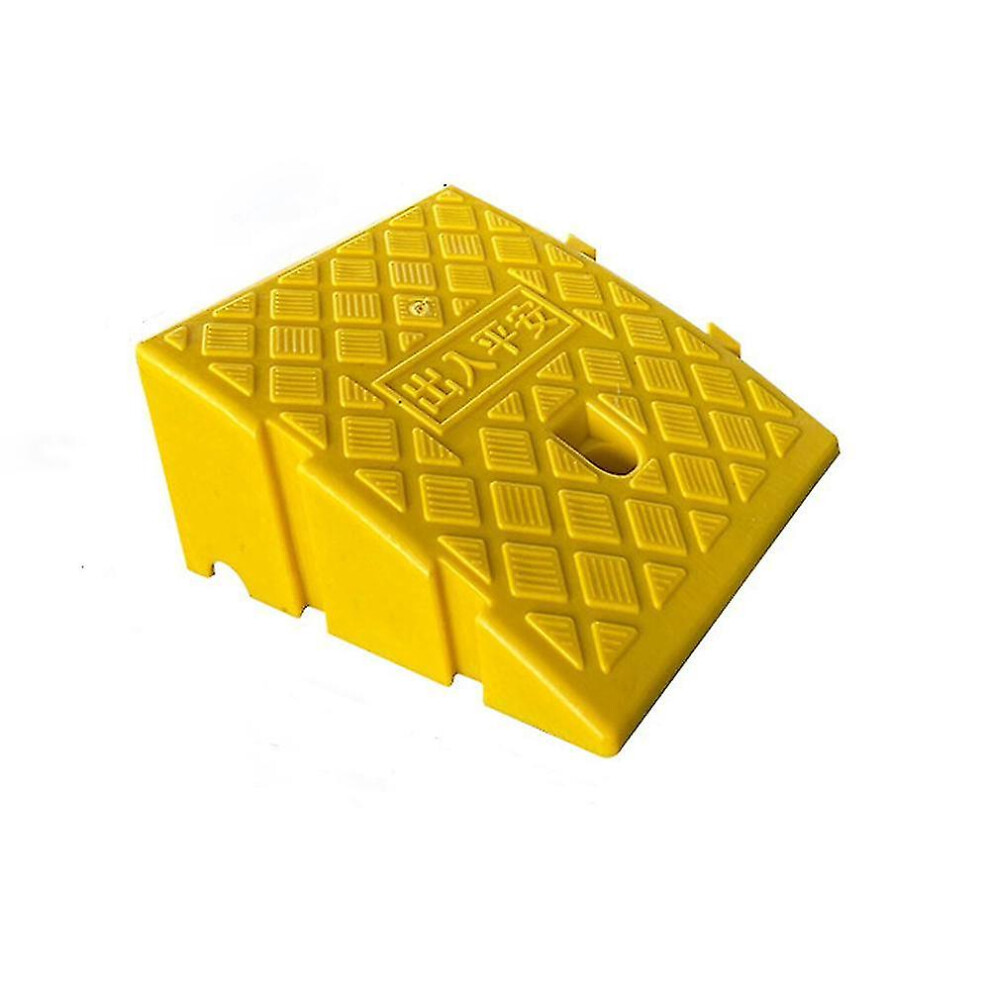 Yellow (, 7 Cm 2.7In) Lightweight Curb Ramp, Plastic Car Ramp Curbside Driveway Threshold Ramp For Car Motorcycle Wheelchairs Bike Mobility