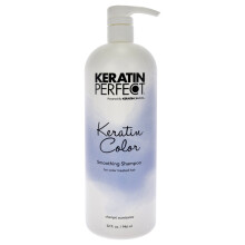 Shampooing lissant Keratin Perfect Color - Coloration de qualit professionnelle, sans danger pour les cheveux color s - Extraits nourrissants po