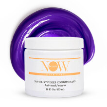 No Yellow Djuptvättande Hårmask av NOW Beauty för Unisex - 16 oz Mask