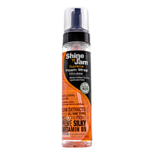 AMPRO Shine-n-Jam Supreme Hold Foam Wrap Mousse - Vahvistettu silkkiproteiineilla - Antaa tyylillesi tarkkuutta - Alkoholiton koostumus hoitaa hi