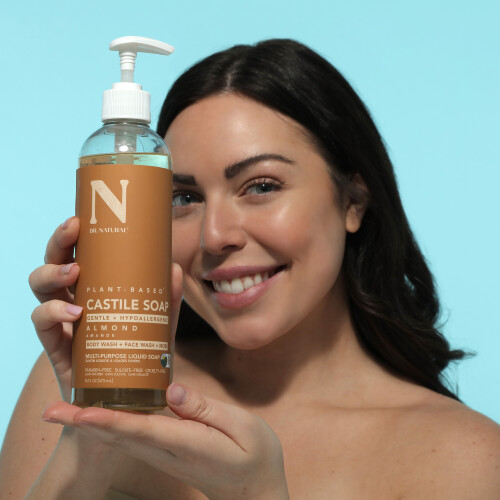 Shiseido Jabón Líquido de Castilla - Almendra de Dr. Natural para Unisex - 16 oz 2