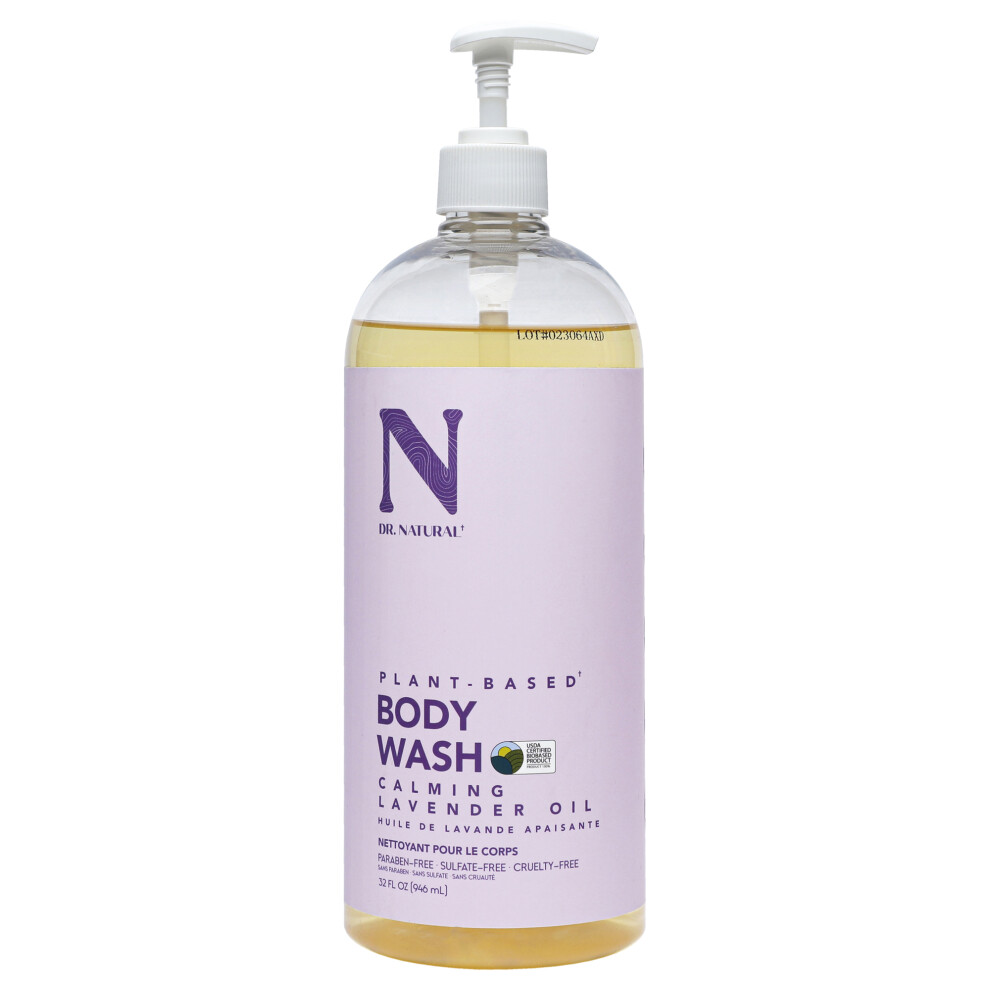 Dr. Natural Calming Oil Body Wash - Lavender for Unisex 32 oz Body Wash