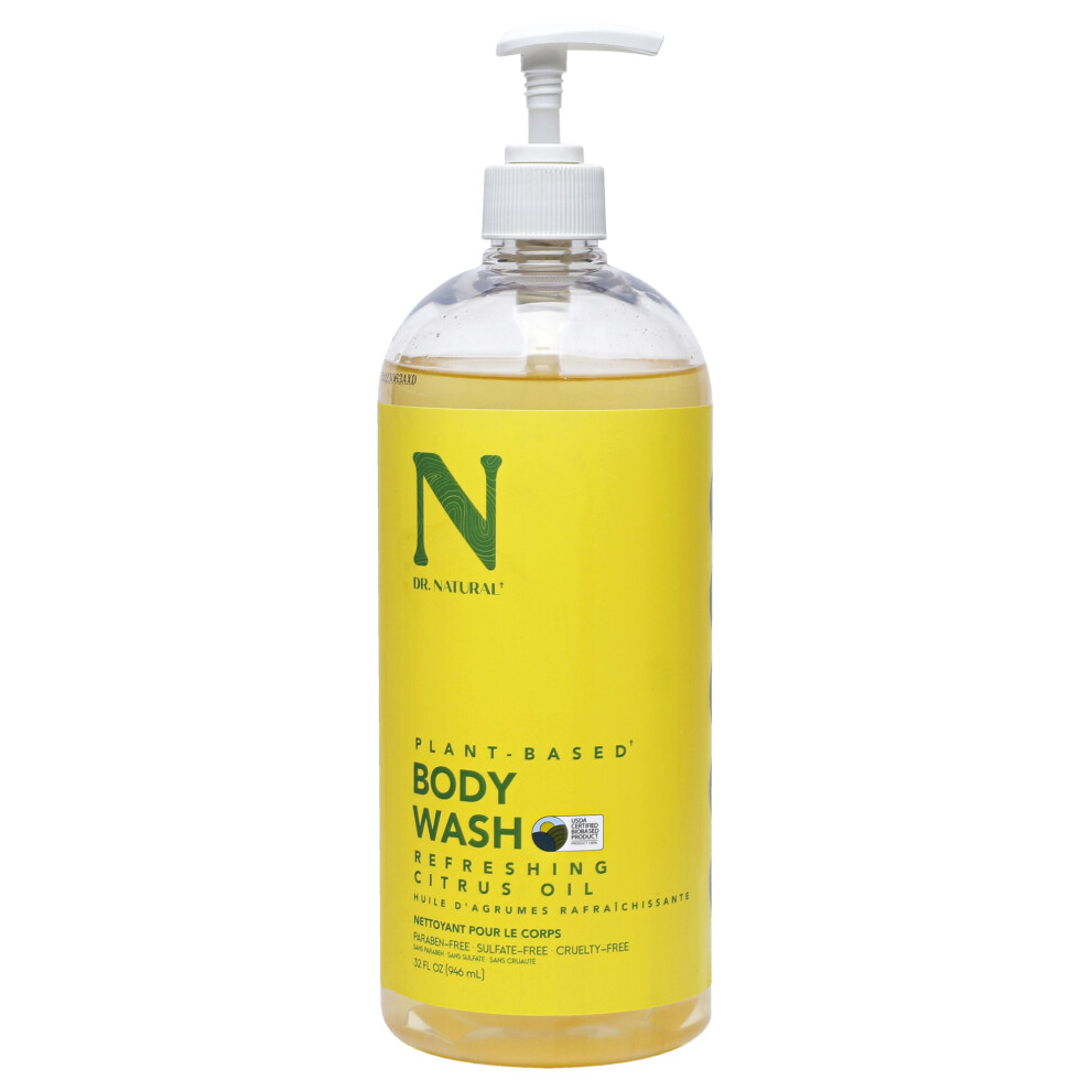 Dr. Natural Refreshing Oil Body Wash - Citrus for Unisex 32 oz Body Wash