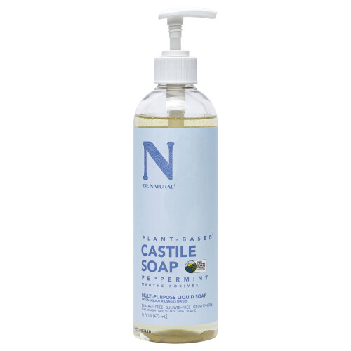 Shiseido Dr. Natural Castile Liquid Soap - Peppermint for Unisex 16 oz Soap