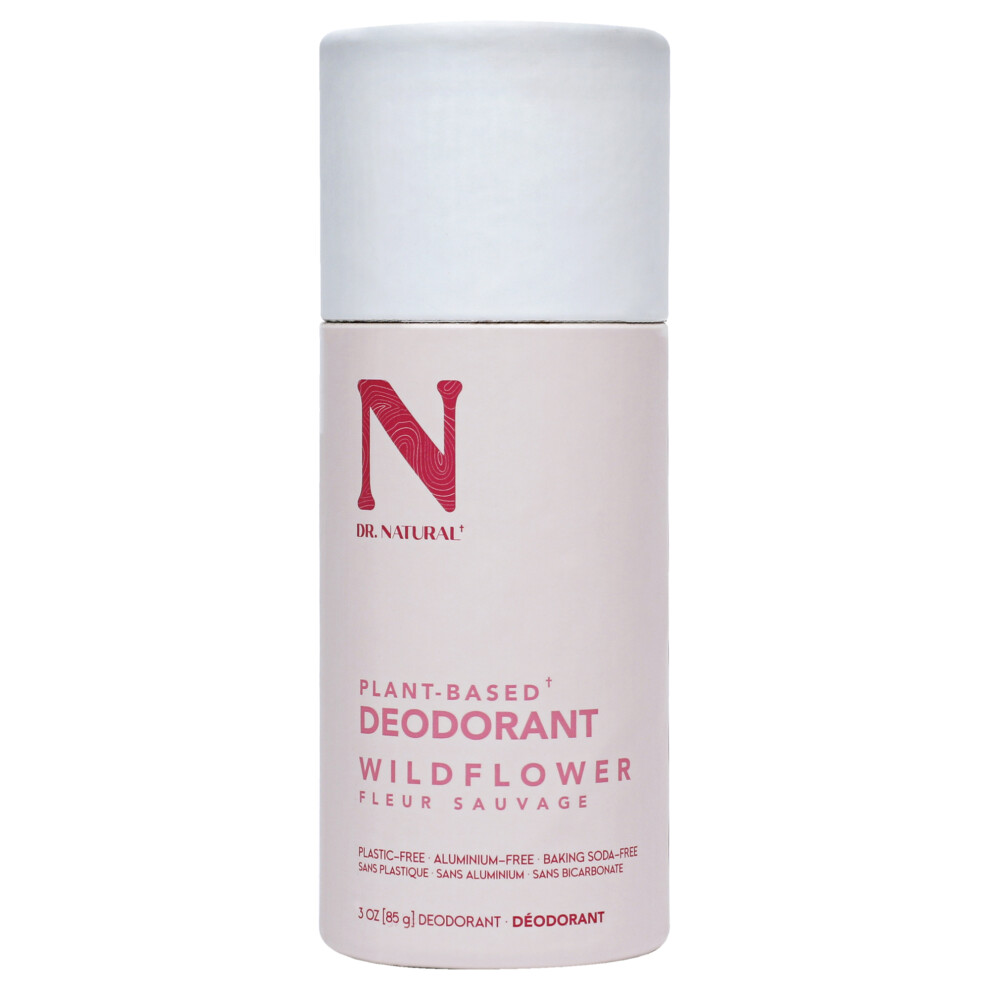 Dr. Natural Deodorants Stick - Wildflower for Unisex 3 oz Deodorant Stick
