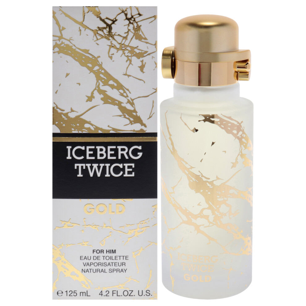 Iceberg Twice Gold Eau De Toilette For Men 125 Ml - Image 6