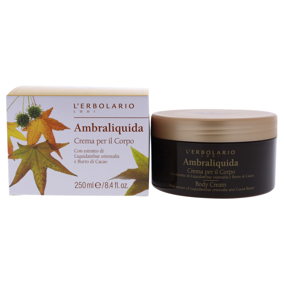 Lerbolario Unisex Cream Body - Ambraliquida For 8.4 Oz Body