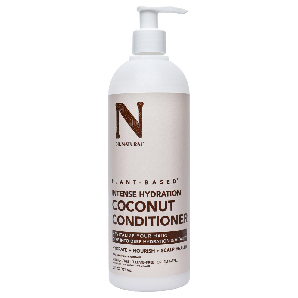 Dr. Natural Hydrates and Restores Conditioner - Coconut for Unisex 16 oz Conditioner